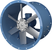Medium pressure axial fans and axial smoke extraction fans