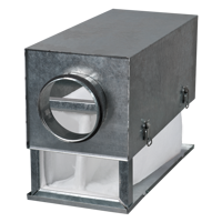 Filter-boxes - Accessories for ventilating systems - Series Vents FBK (round)